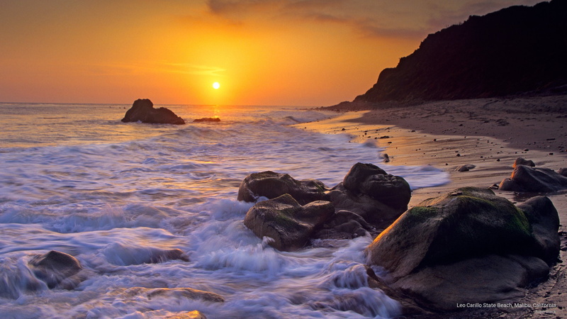 malibu, beach, leo, california, Sunrises/Sunsets, 2K, state, carillo