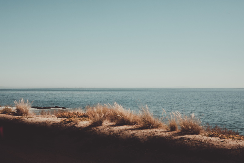 usa, idyllic, malibu, outdoors, non-urban scene, scenics - nature, copy space, 5K, water, sand, nature, beauty in nature, horizon, horizon over water