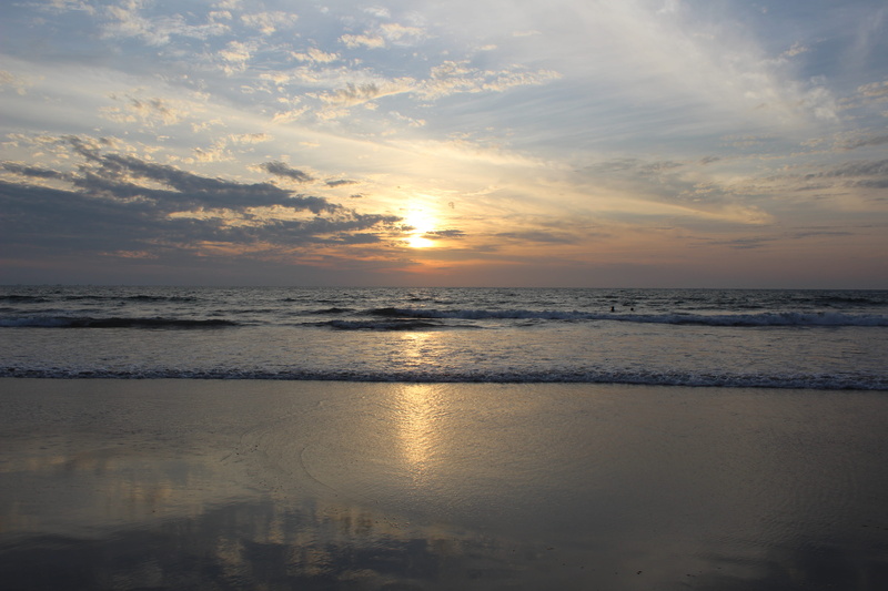 cloud - sky, water, tranquil scene, non-urban scene, horizon, scenics - nature, waves, sunset, idyllic, sky, sea, arambol, horizon over water, background