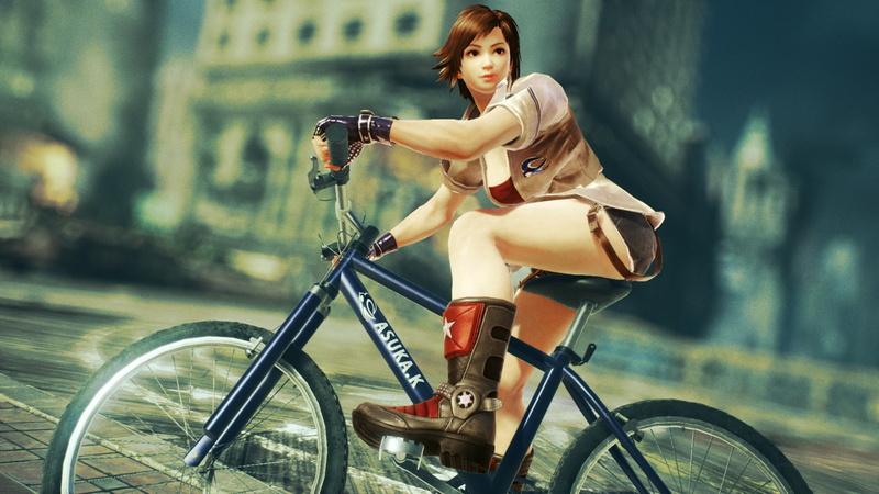 1080P, beauty, beautiful woman, beautiful people, one person, happiness, city, Tekken, bicycle, activity, lifestyles, females, portrait, mode of transportation