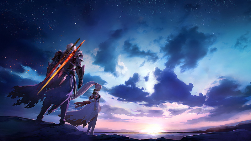BANDAI NAMCO Entertainment, video game art, men, Shionne (Tales of Arise), 4K, Alphen (Tales of Arise), Tales of Arise, 4K, women, video game boys, video