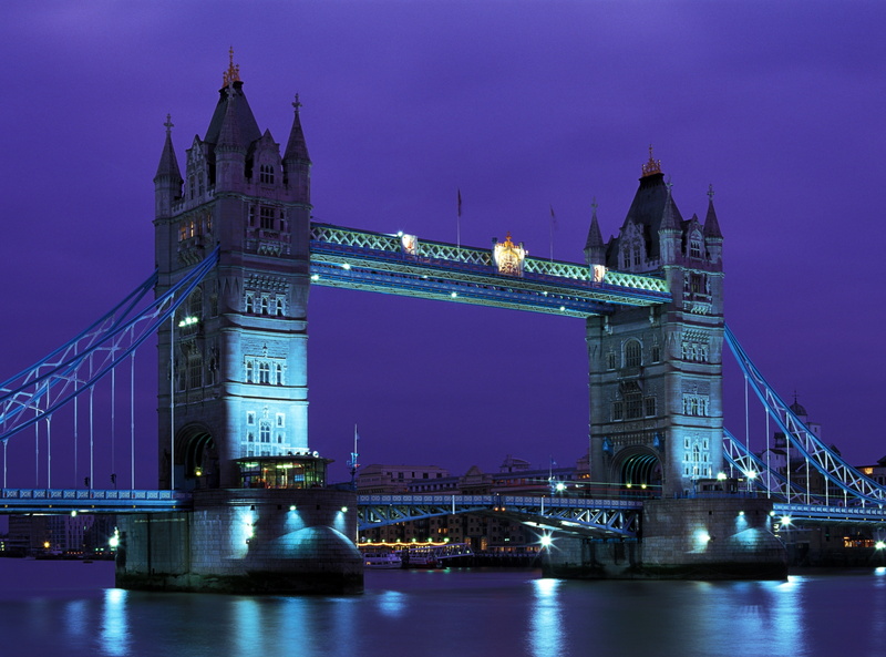 England, Bridge, River, Europe, Tower, transportation, illuminated, greaterlondon, purple, connection, city, riverthames, bridge - man made structure, unitedkingdom