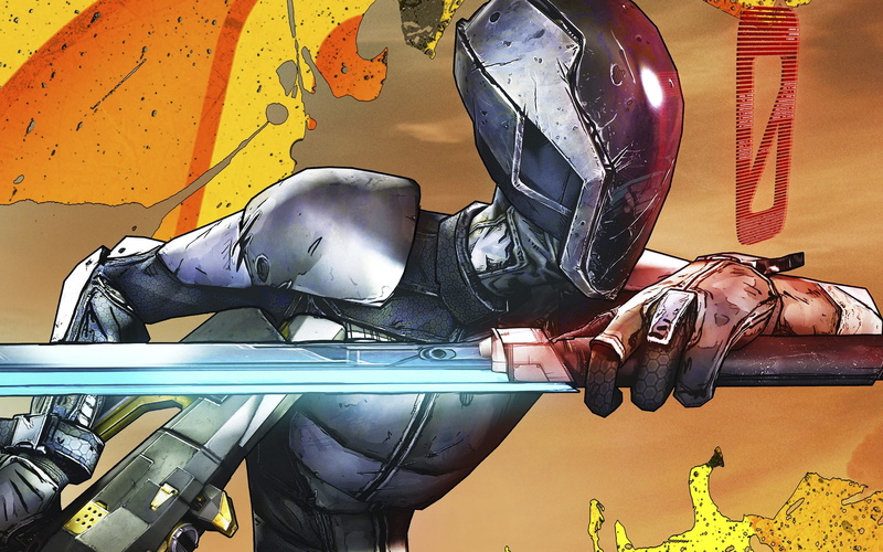 representation, Zer0, adult, real people, metal, Borderlands 2, men, protection, video games, outdoors, artwork, lifestyles, 2K, motorcycle, mode of transportation