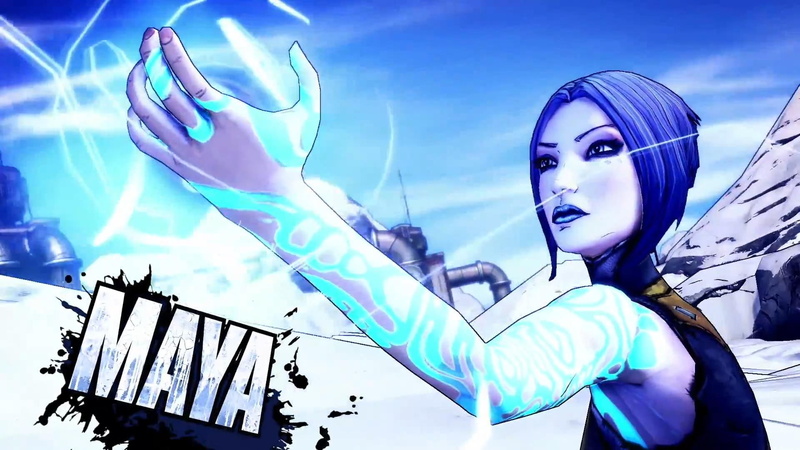 gaming, maya, video games, borderlands, application, 1080P, blue, hd