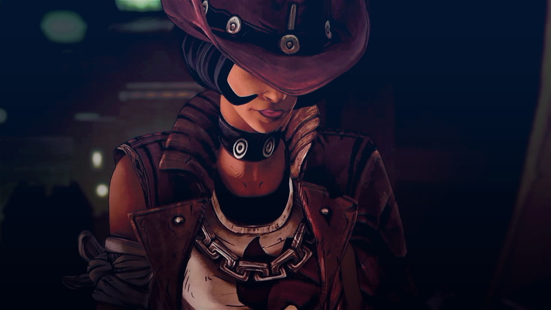 leather, 1080P, headwear, waist up, indoors, government, helmet, one person, disguise, weapon, Borderlands: The Pre-Sequel, costume, adult, night, focus on foreground