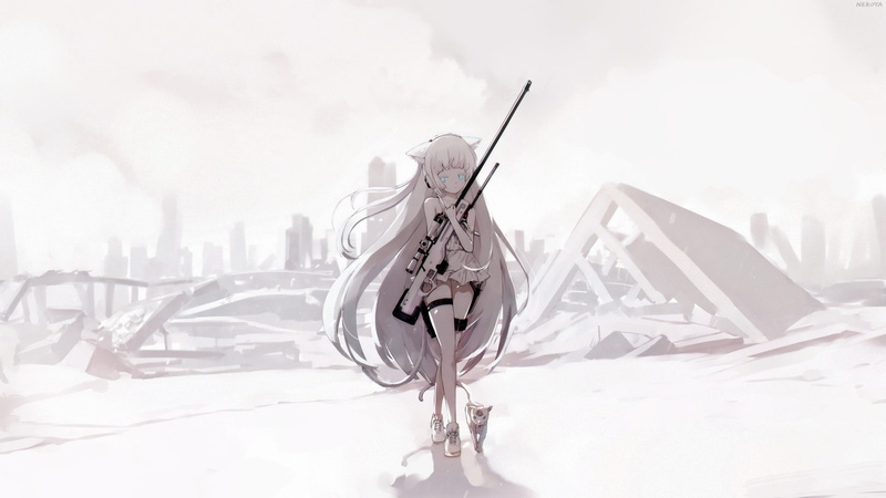 AWP (Girls Frontline), Video Game, Girls Frontline, 1080P