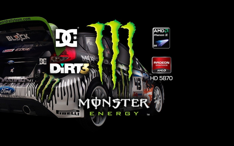 video, amd, ati, games, radeon, codemasters, dirt, mcrae, monster, energy, game, cars, 720P, colin, ken, block