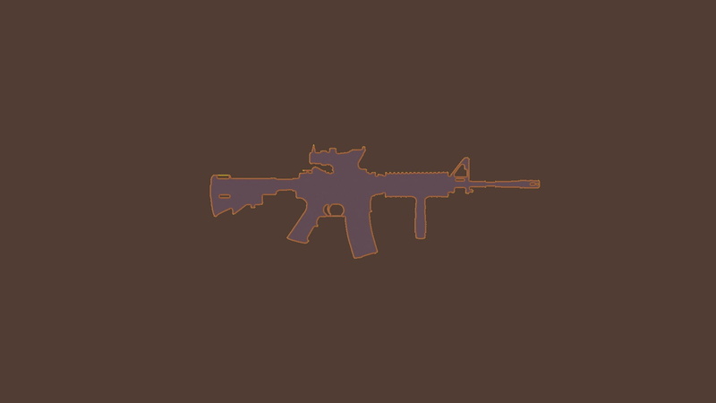 studio shot, ACOG, belief, 1080P, holiday, silhouette, illuminated, m416, M4A1, religion, spirituality, shape, christmas decoration, cut out, star shape