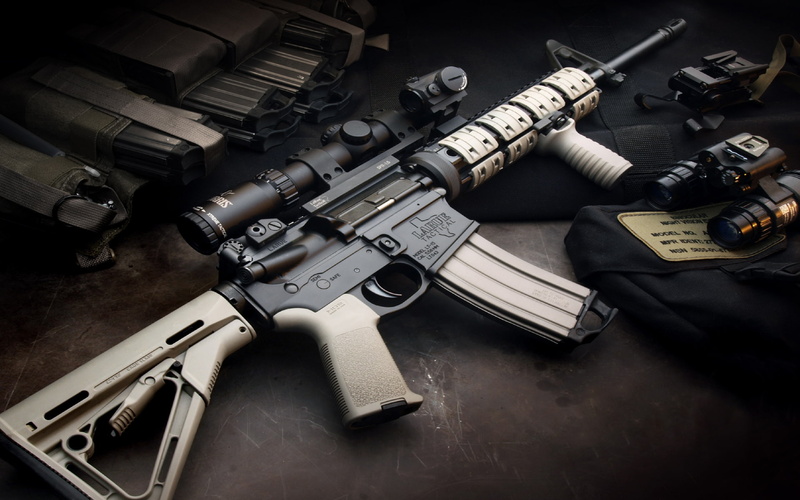 weapon, 1080P, rifle, m4a1, gun, police, military