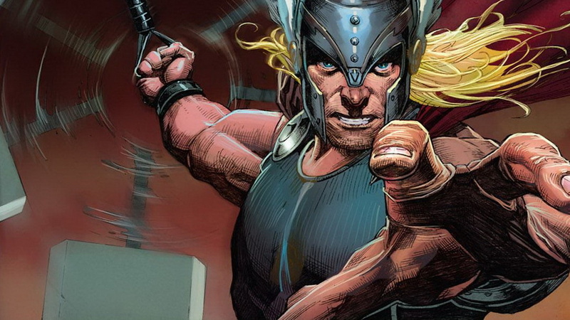 marvel, thor, art, 1080P, god, comics, comic, mjolnir, hammer, avengers, norse