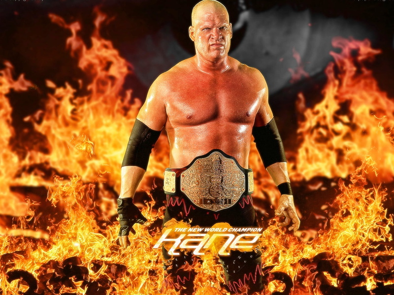 kane, wwe champion, fire, muscular build, healthy lifestyle, one person, motion, fire - natural phenomenon, adult, young adult, wrestler, sport, burning
