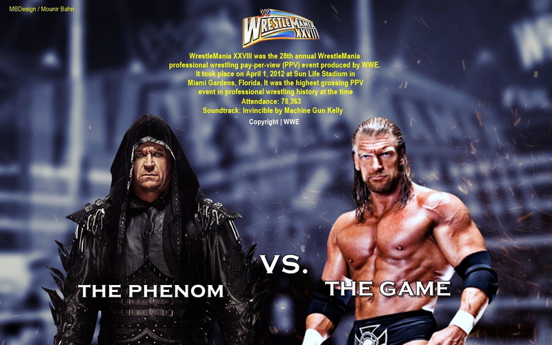 WWE, pay per view, wrestler, wrestling, The Undertaker, Triple H, 720P, wrestlemania