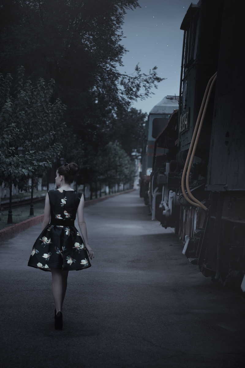 teenager, outdoors, standing, magazine, jacket, photoshoot, floral, beautiful, leisure activity, perron, mode of transportation, transportation, 5K, walking