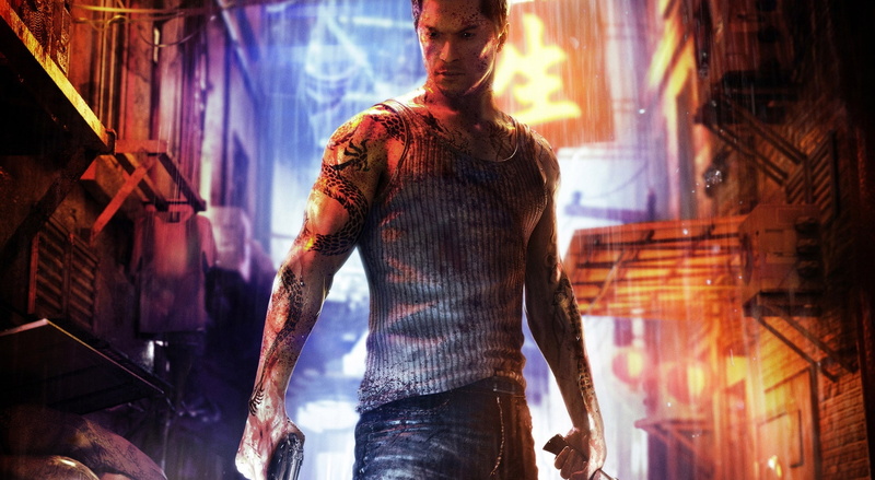 three quarter length, shopping, casual clothing, adult, fashion, dogs, 2012, built structure, video game, one person, hairstyle, man, Sleeping Dogs, sleeping