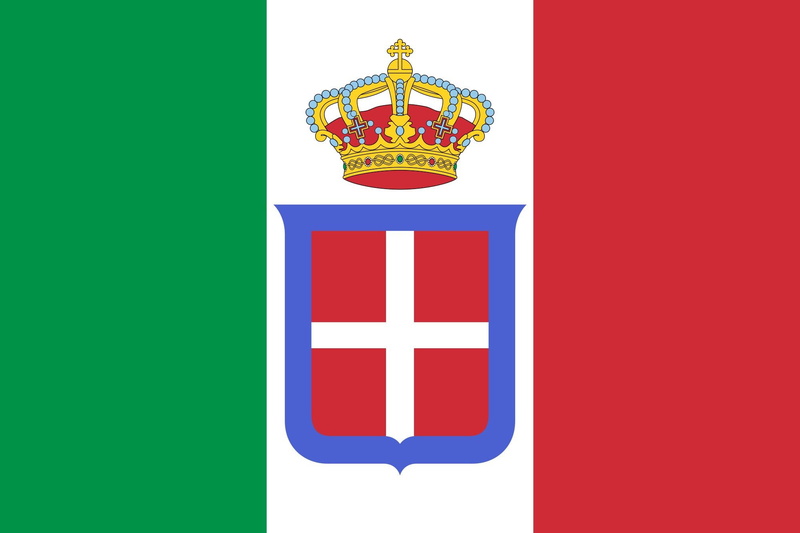 crowned, italy, alternate svg, 1080P, 1861 1946, 2000px flag