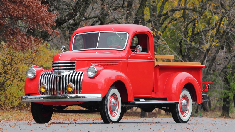 truck, retro, 720P, pickup, chevrolet, vintage, 1946