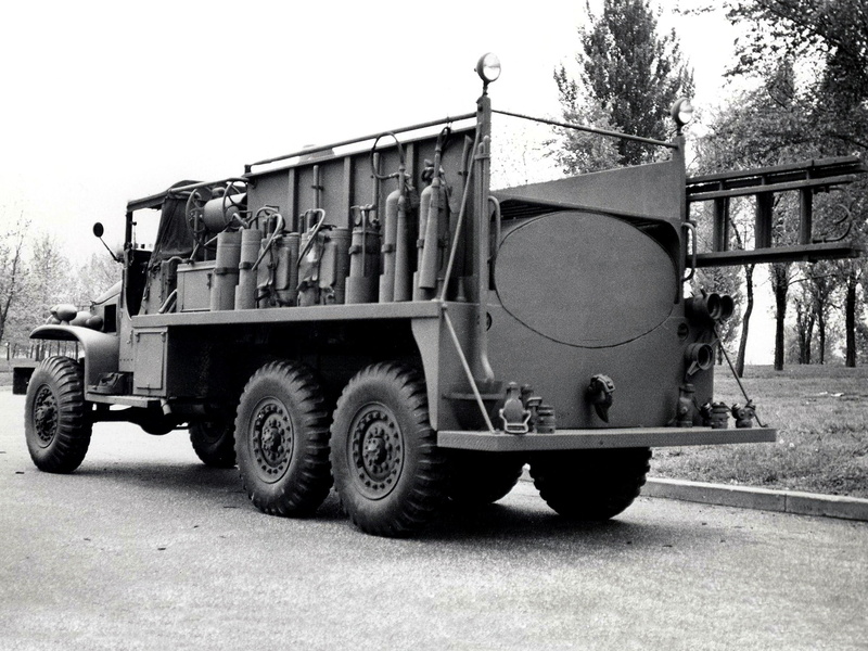 1946, 353, gmc, military, firetruck, 1080P, retro, cckw