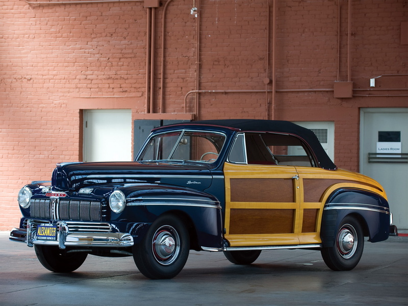 1946, 1080P, sportsman, 69m 71, mercury, convertible, retro