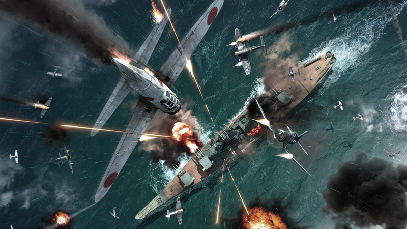 video, aircraft, hd, ships, World War II, ii, games, war, Video Games, 1080P, world, battleships, art, vehicles, technology