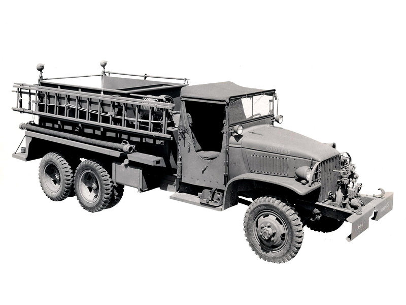 military, 1080P, firetruck, retro, cckw, 1946, 353, gmc