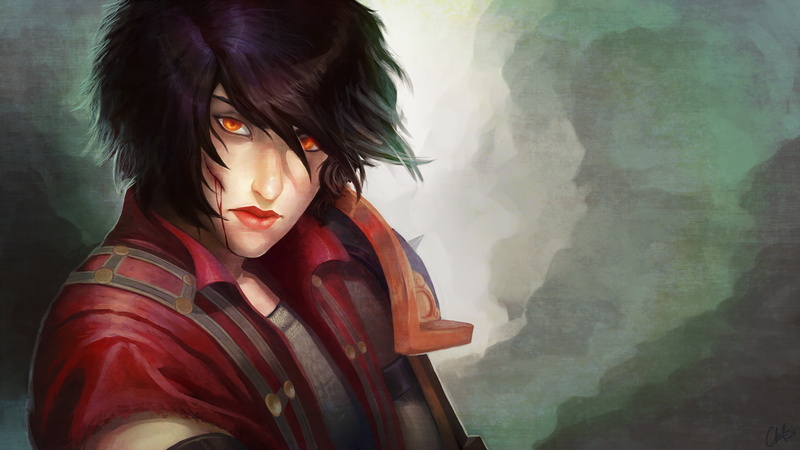 real people, front view, teenager, lifestyles, indoors, leisure activity, headshot, hair, beautiful woman, women, portrait, young women, black hair, Bellona (Smite)