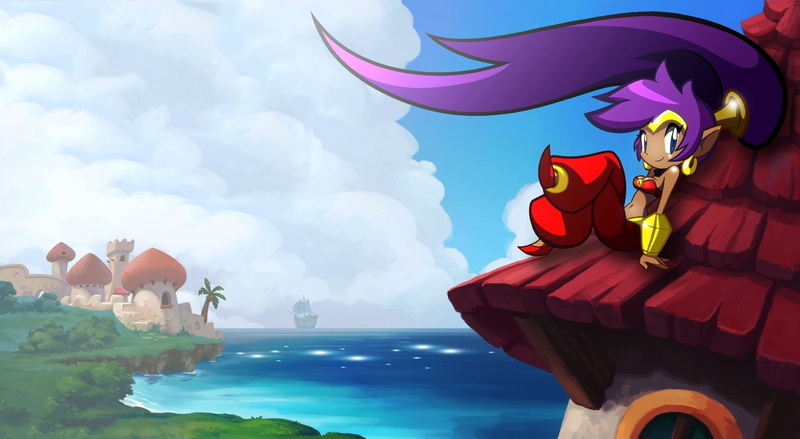 craft, art and craft, water, nature, architecture, shantae, cloud - sky, sea, Games, edited, 1080P, day, Other Games, sky, human representation, sculpture