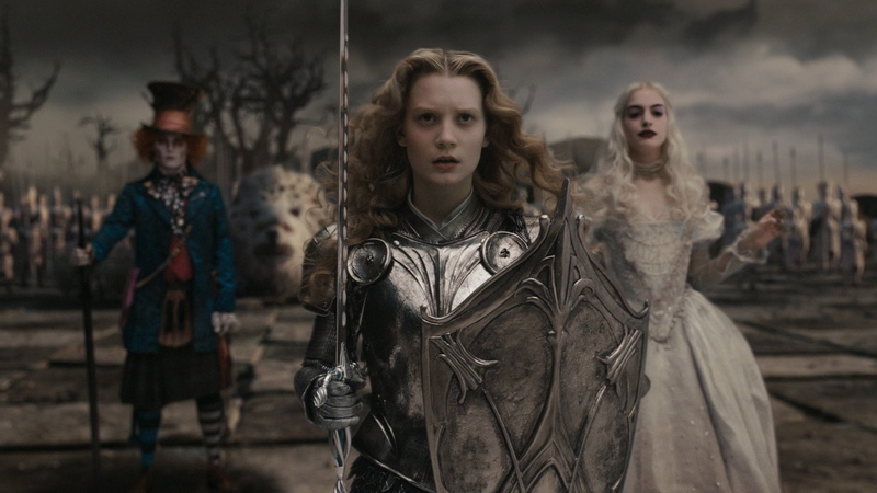 Alice in Wonderland (2010), Mia Wasikowska, Movie, 1080P, Johnny Depp, Anne Hathaway