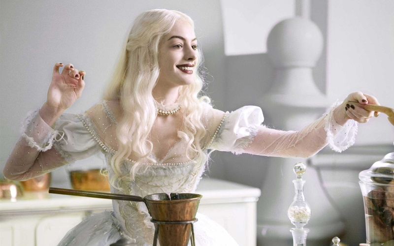 White Queen (Alice in Wonderland), 1080P, Alice in Wonderland (2010), Anne Hathaway, Movie