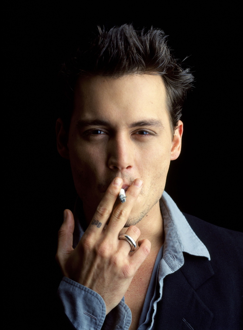 people, cigarettes, johnny depp, men, 4K, art, depp, x, hd, johnny, actors