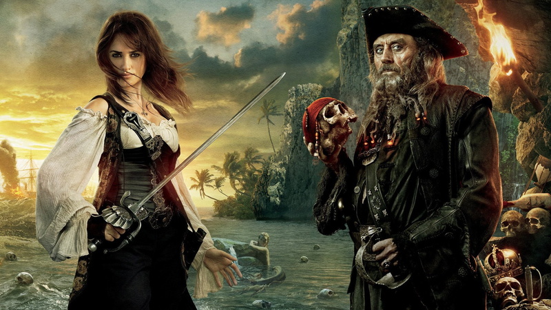 Pirates Of The Caribbean, Penelope Cruz, 1080P, Pirates of the Caribbean: On Stranger Tides, Blackbeard (Pirates of the Caribbean), Ian McShane, Angelica