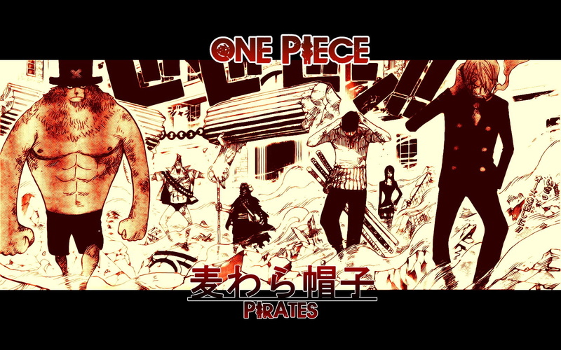 Monkey D. Luffy, Nico Robin, 720P, Franky, One Piece, Sanji, Strawhat Pirates, Usopp, Roronoa Zoro, Tony Tony Chopper, pirates, Nami