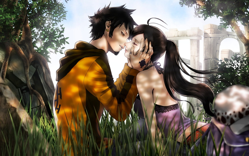 Trafalgar Law, 1080P, Nico Robin, Anime, One Piece