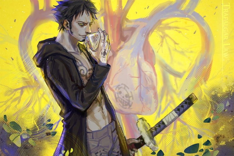 One Piece, 1080P, Anime, Trafalgar Law