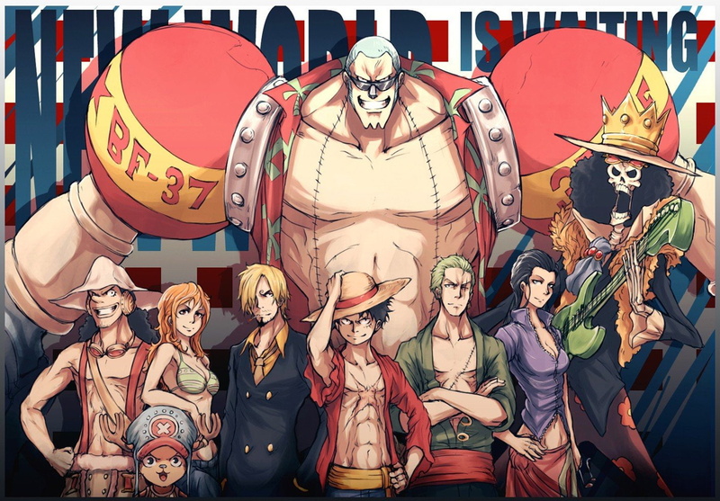 Roronoa Zoro, Monkey D. Luffy, Nami, Franky, Sanji, Nico Robin, One Piece, Brook, 720P, Usopp, Straw Hat Pirates