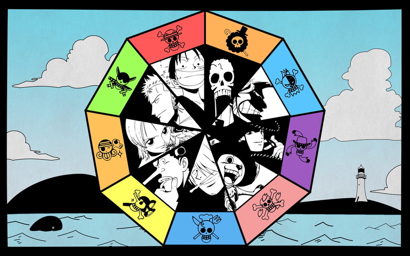 One Piece, Nico Robin, Monkey D. Luffy, Franky, Brook, Usopp, 2K, Straw Hat Pirates, Tony Tony Chopper, Roronoa Zoro, Nami, Sanji