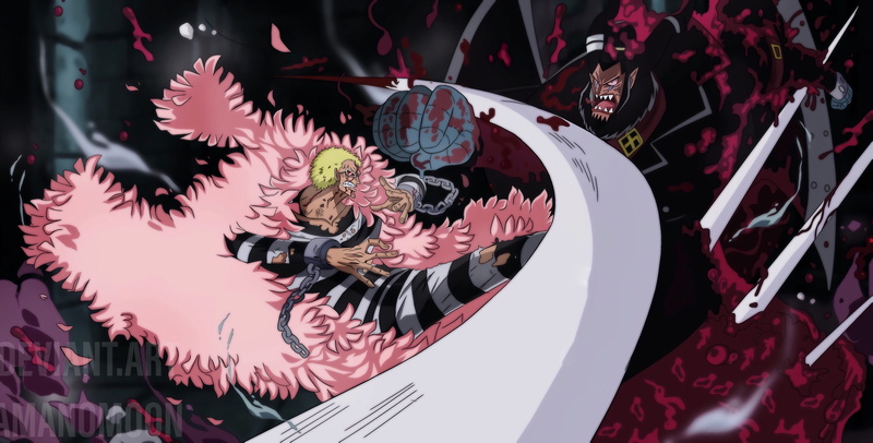 2K, Donquixote Doflamingo, One Piece, Anime, Magellan (One Piece)
