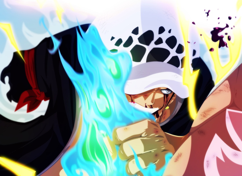 Anime, 1080P, One Piece, Trafalgar Law, Donquixote Doflamingo