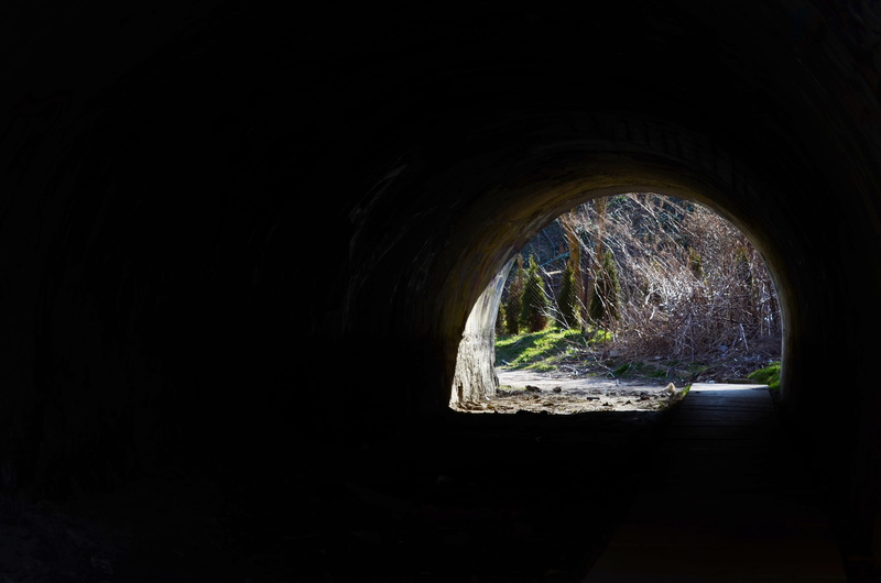 the way forward, cave, light at the end of the tunnel, evening dress, direction, dalk, end, bridge, robe, apparel, concrete, steeple, clothing, corridor