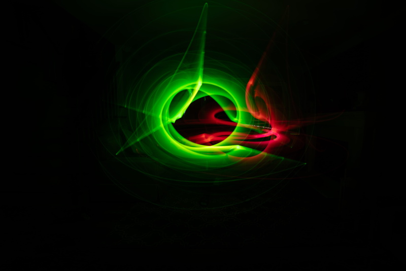 abstract, glowing, lighting, green, 5K, black background, copy space, flare, digital, neon, green color, photo, animal, design, monkey, light - natural phenomenon