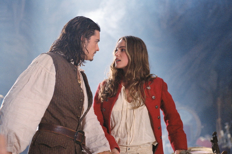 Pirates Of The Caribbean: The Curse Of The Black Pearl, Pirates Of The Caribbean, 1080P, Elizabeth Swann, Keira Knightley, Will Turner, Orlando Bloom