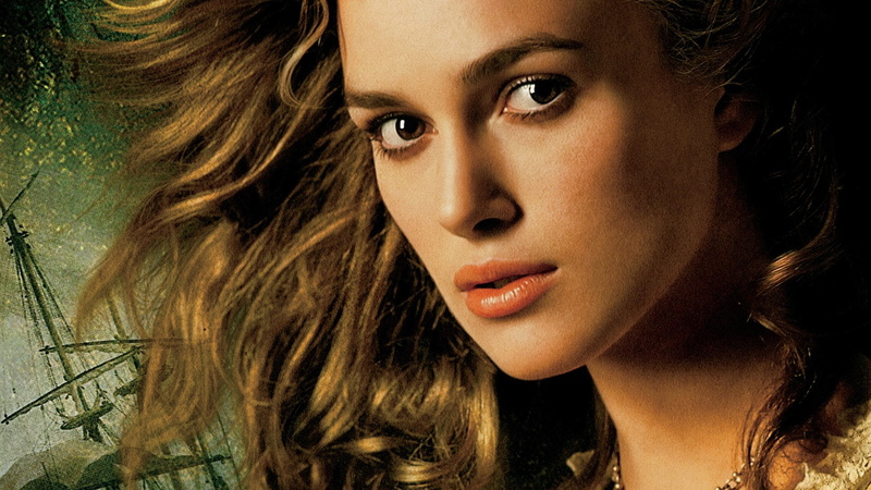 wavy hair, beautiful people, Keira Knightley, portrait, Pirates Of The Caribbean, body part, brown hair, contemplation, 1080P, adult, Elizabeth Swann
