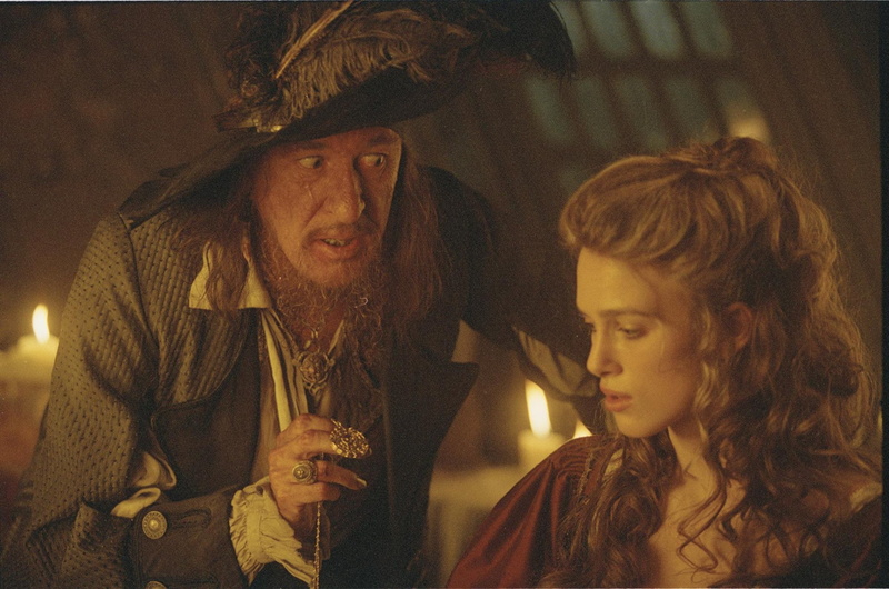 Elizabeth Swann, Pirates Of The Caribbean, 1080P, Geoffrey Rush, Pirates Of The Caribbean: The Curse Of The Black Pearl, Keira Knightley, Hector Barbossa