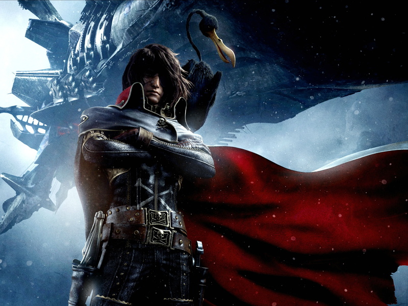 fi, female likeness, creativity, Harlock, cold temperature, pirate, human representation, pirates, architecture, art and craft, nature, sky, water, representation