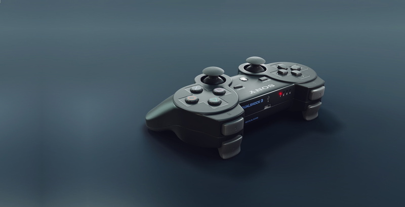 PS3 Dual Shock 3 Controller, 1080P, Michael Santin, joystick