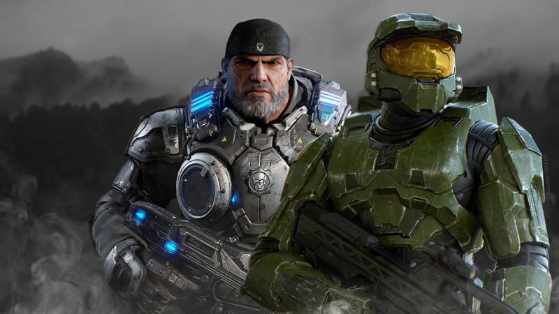 Gears 5, Master Chief, 4K, Xbox, gears, Halo, Gears of War
