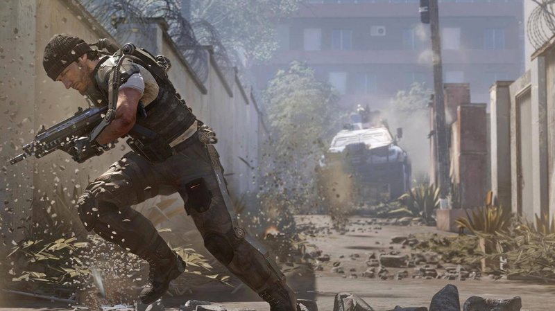 call of duty, city, men, communication, uniform, one person, government, protection, full length, building, casual clothing, video games, outdoors, day