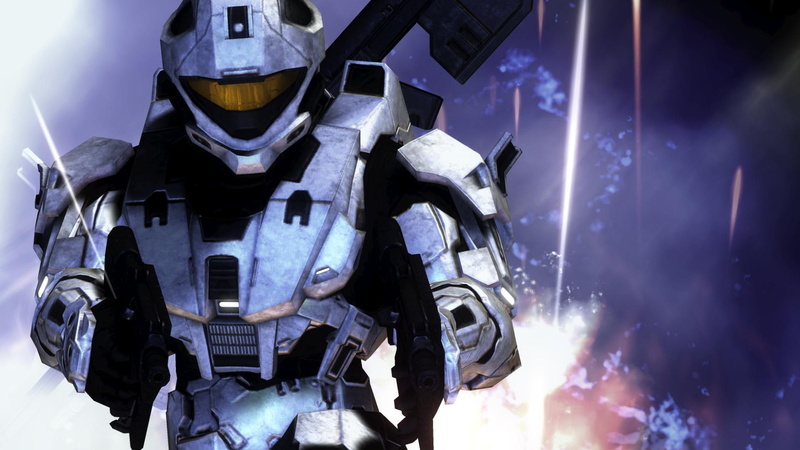 art, slayer, video, recon helmet, halo, multi, white, sniper, player, smg, hd, knight, multi player, Halo 3, games, 1080P