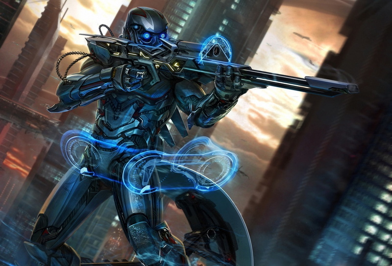 gun, futuristic, 1080P, science, science fiction, shooter, fiction