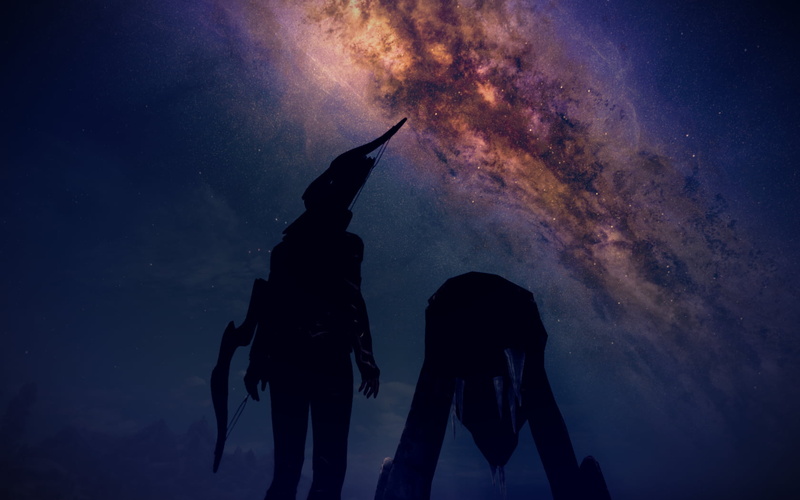 video game art, PC gaming, Moon, ultrawide, space clouds, dark, Skyrim Remastered, screen shot, 720P, Vampire Diaries, Game Mod, ultra-wide, The Elder