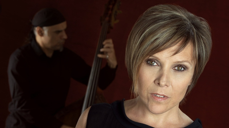 vaya con dios, hair, men, artist, dios, people, musical instrument, musician, vaya, indoors, beautiful woman, looking, string instrument, looking at camera